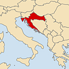 Kroatië kaart